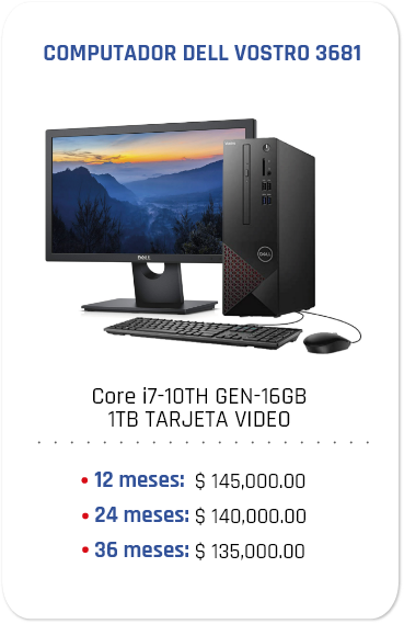 Venta Computador Dell Vostro 3681